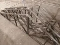 Иконка Ферма двухскатная треугольная 3 метровая из профильной трубы