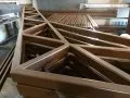 Иконка Ферма двухскатная треугольная 3 метровая из профильной трубы