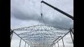 Иконка Ферма двухскатная 6 метров из профильной трубы, рама 40х40х3 мм, обребровка 40х40х2 мм 