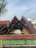 Иконка Ферма двухскатная 6 метров из профильной трубы, рама 40х40х3 мм, обребровка 40х40х2 мм 