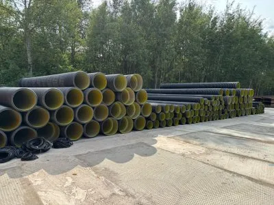 Гофрированная полиэтиленовая (с уплотнителями) SN8 Ф 575 / 500 мм (6 м) купить в Москве