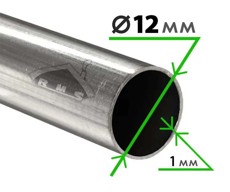 Труба электросварная Х/К 12х1 мм