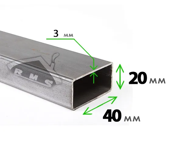 Труба профильная 40х20х3 мм