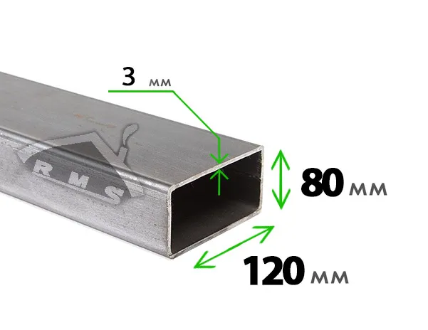 Труба профильная 120х80х3 мм
