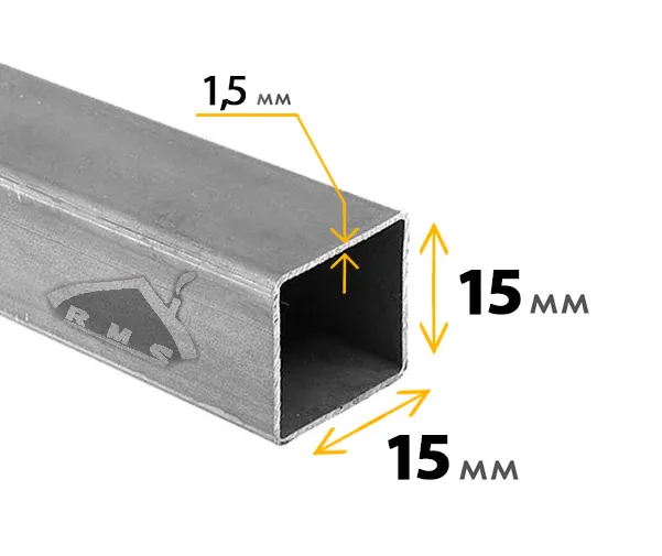 Труба профильная 15х15х1,5 мм