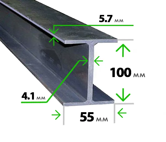 Балка двутавровая 10 Б1