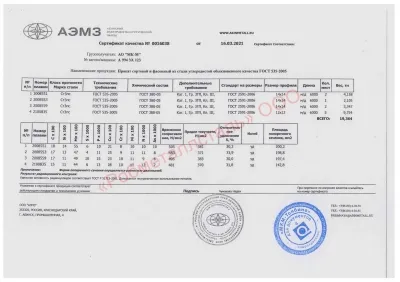 Сертификат Сертификат на Квадрат 14х14 мм